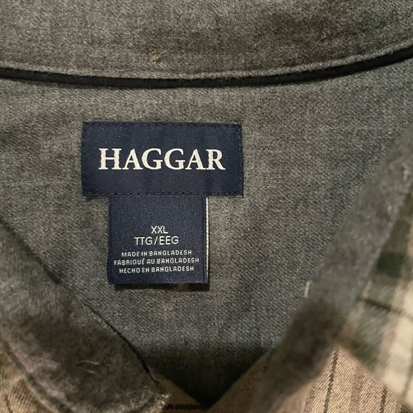 Beige flannel shirt mens size xl - Picture 2 of 2